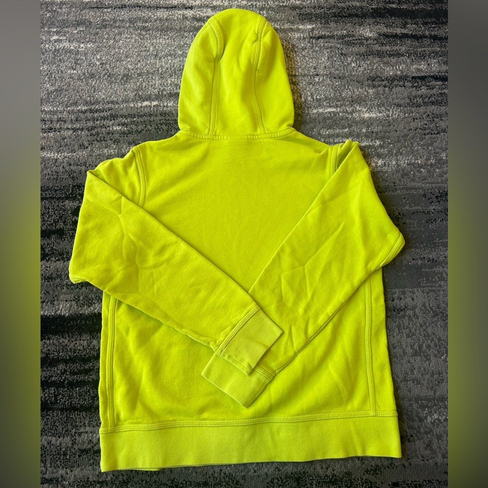 NIKE Neon Hoodie With Embroidered Swoosh - Picture 9 of 9